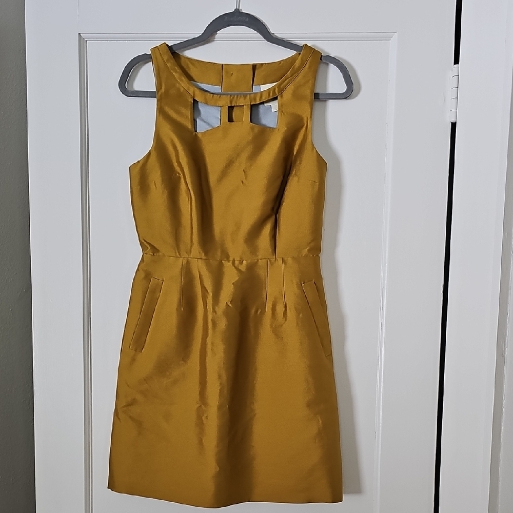 Maeve Mustard Yellow Sleeveless Dress